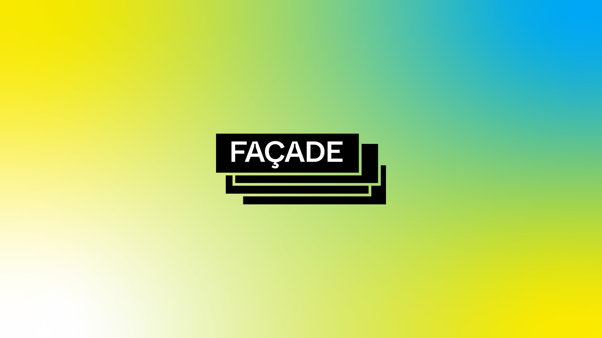 Façade logo and banner